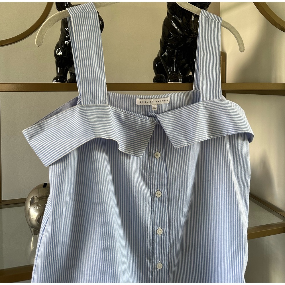 English factory blue striped top - Picture 4 of 4